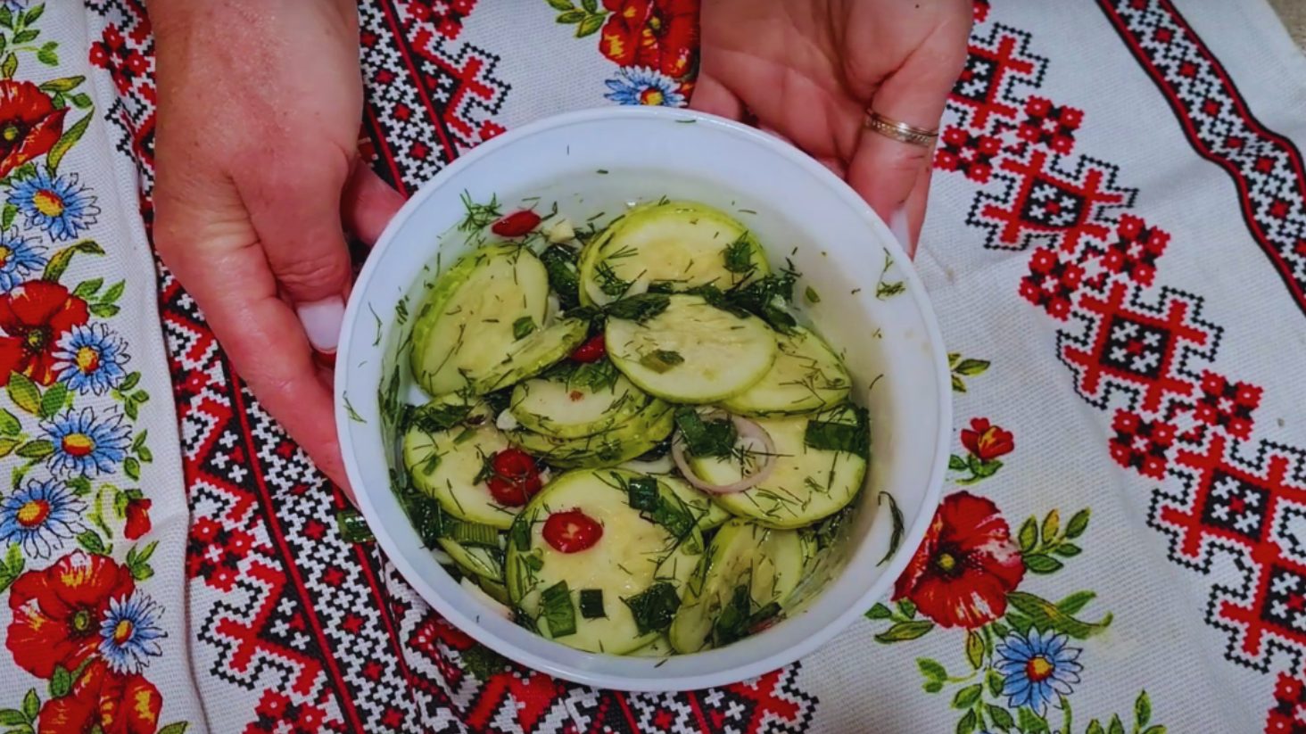 салат из кабачка