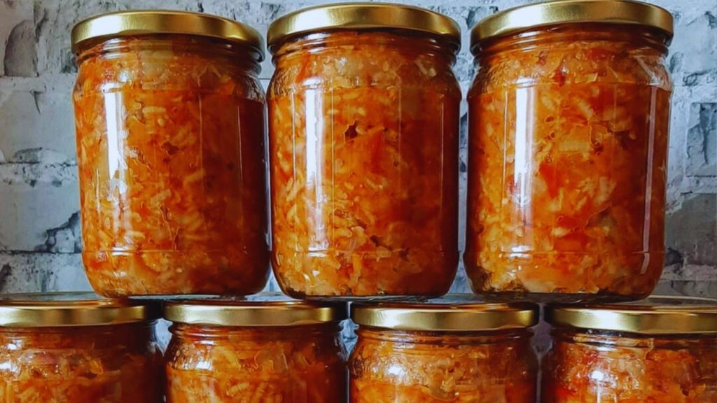 лечо з рисом на зиму