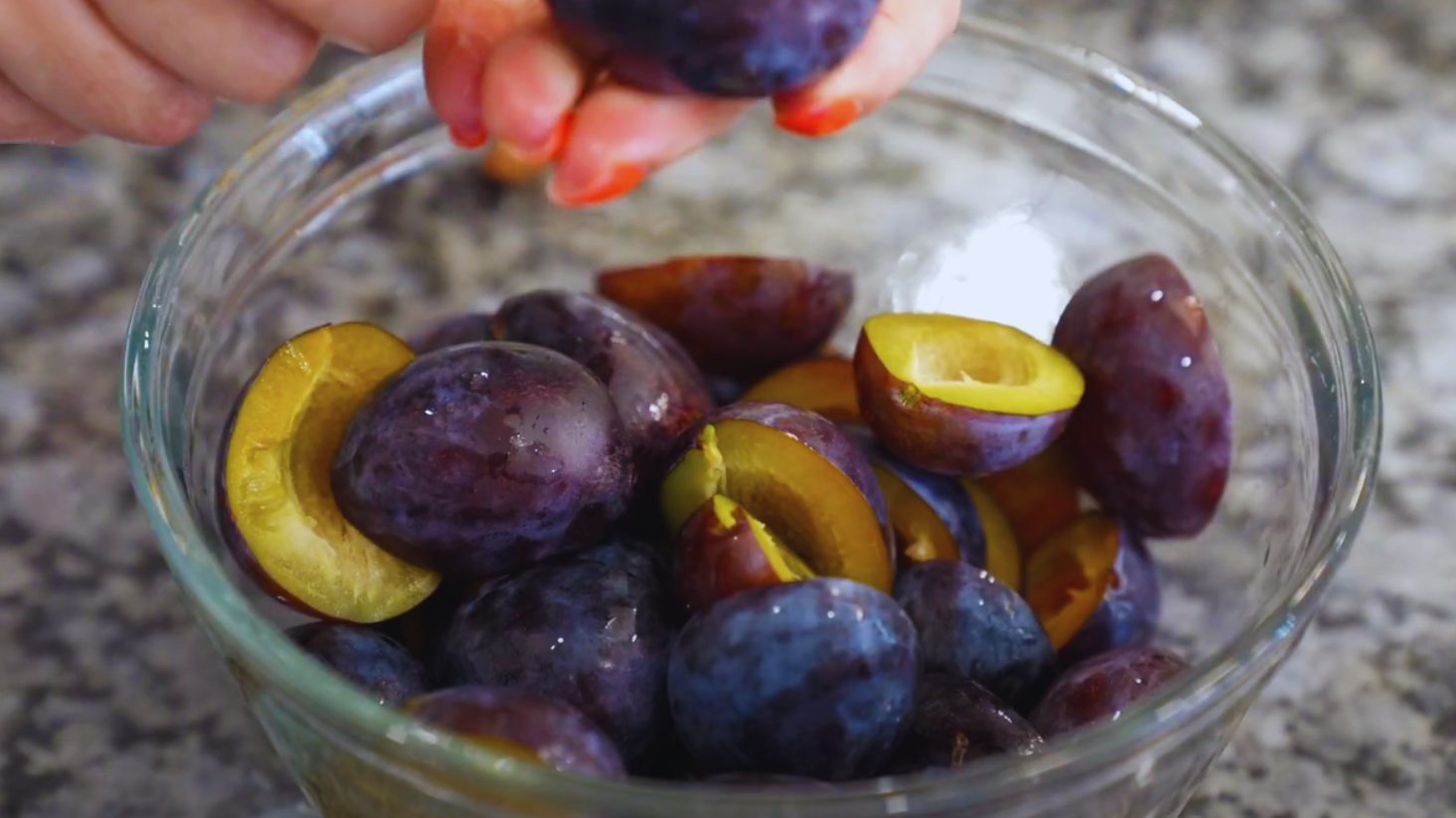 сливы для пирога