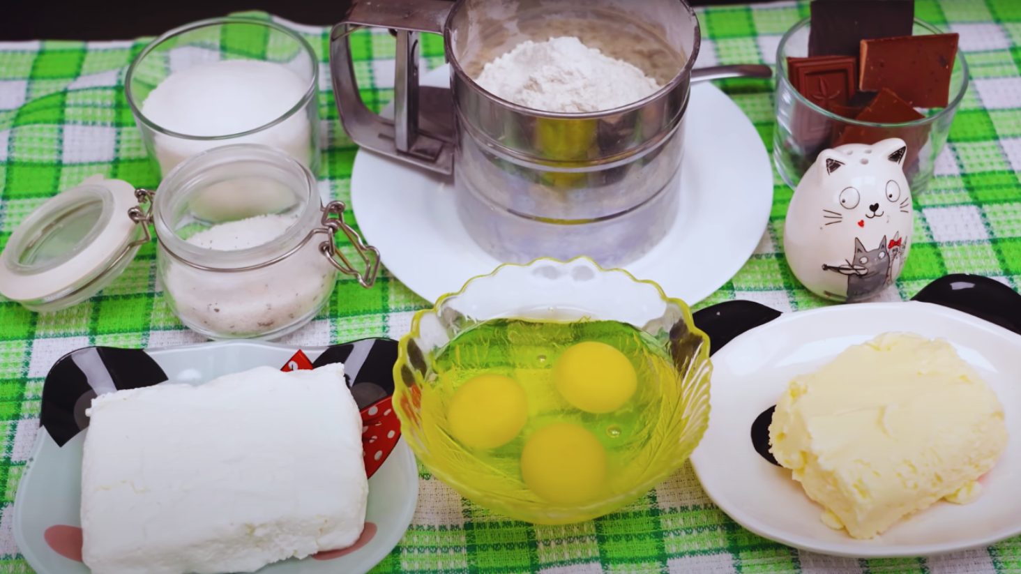 Ингредиенты для творожного кекса