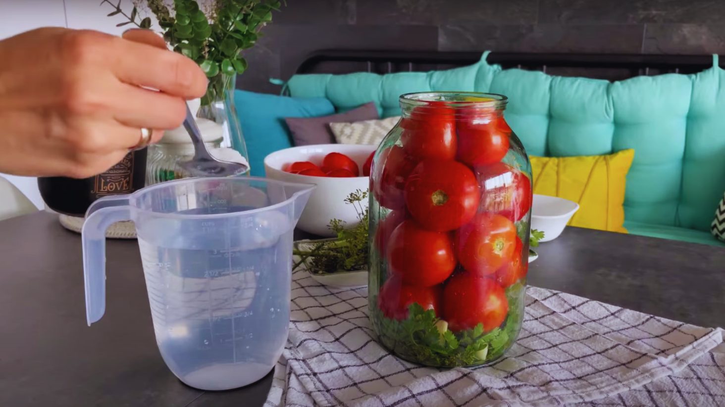 рецепт квашеных помидоров