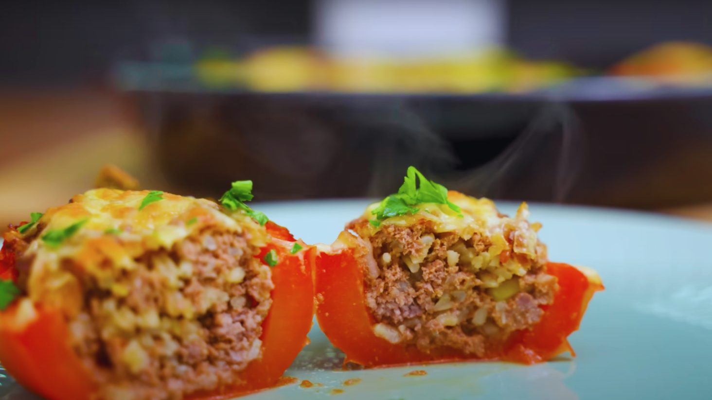фаршировані перці по-новому в духовці