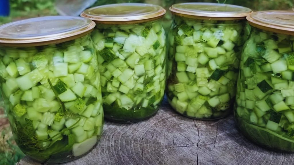 огірки консервовані кубиком