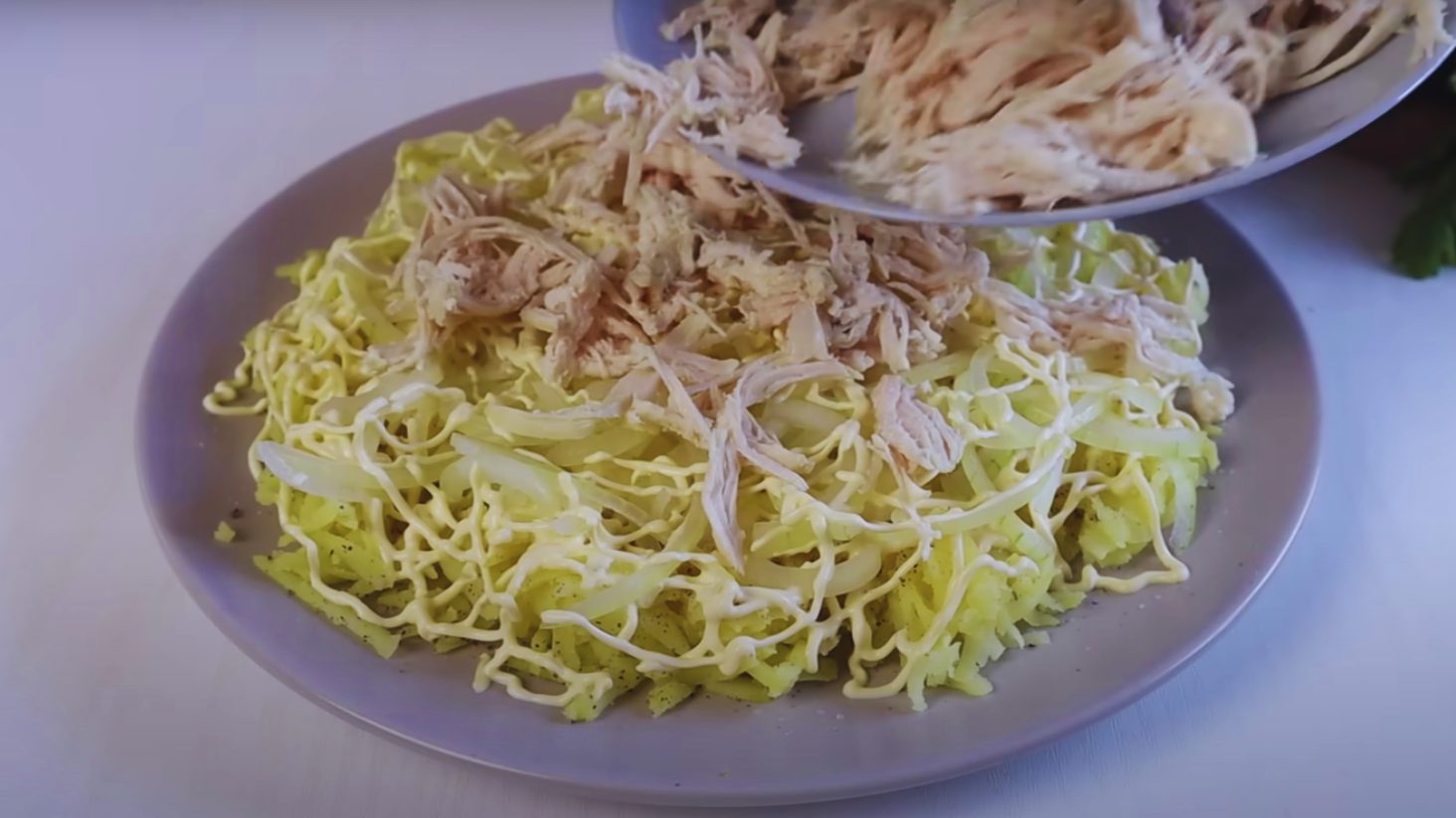 рецепт салату з куркою