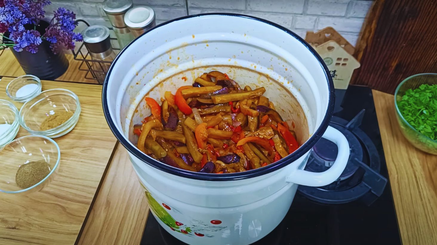 смачні рецепт баклажанів по-корейськи