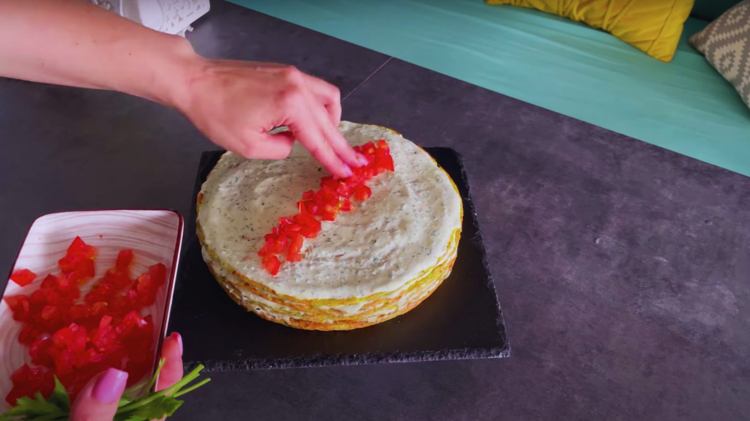 простий рецепт кабачкового торта з фото