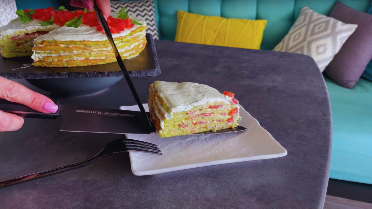 смачний рецепт кабачкового торта з фото