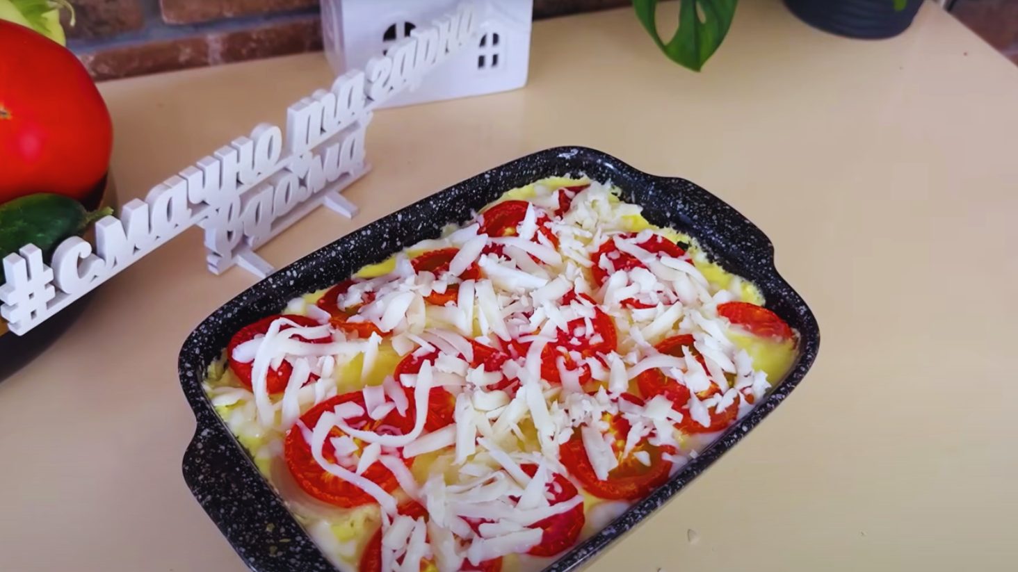 смачний рецепт запіканки з кабачками