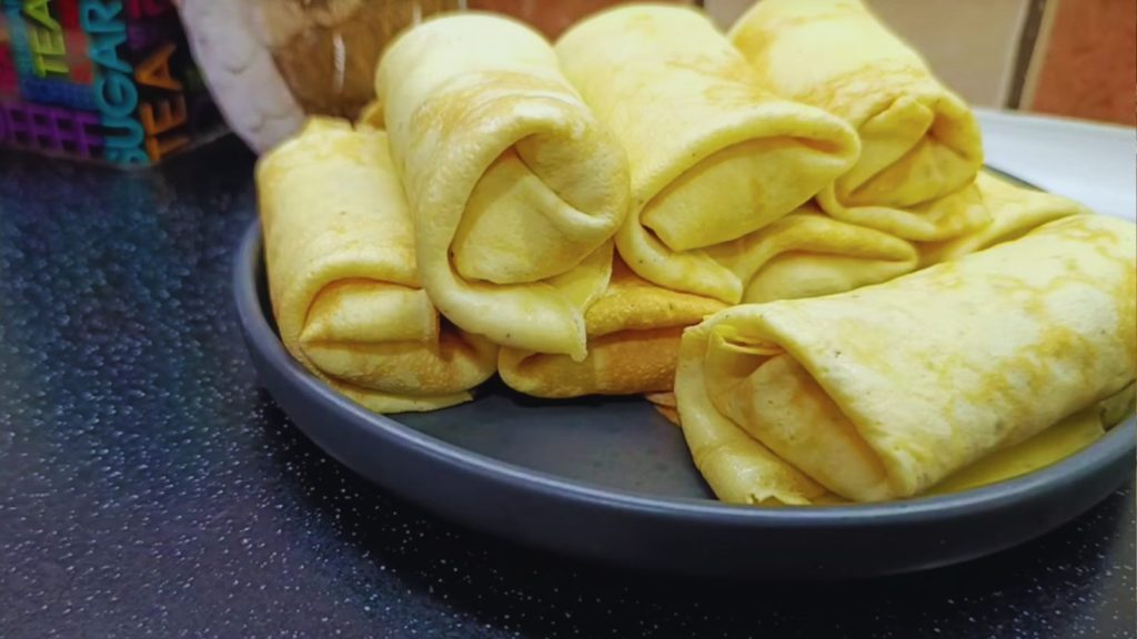 млинці з печерицями