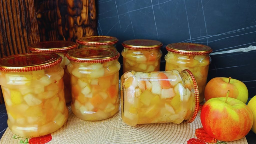 консервовані яблука