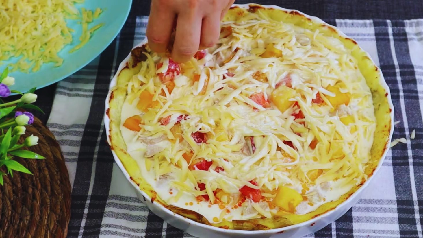 рецепт картопляного пирога з куркою