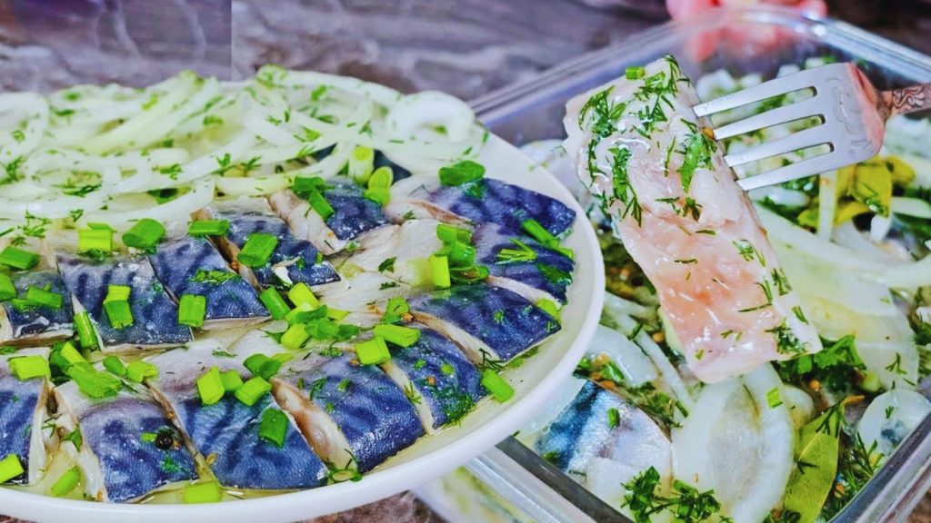 домашня маринована скумбрія