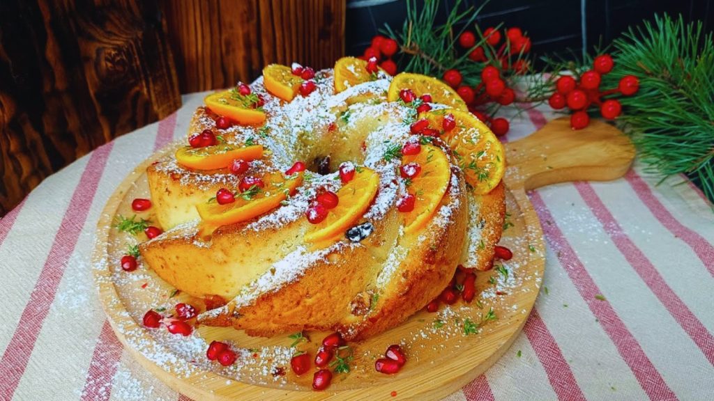 різдвяний кекс до чаю, рецепт з фото та спосіб приготування