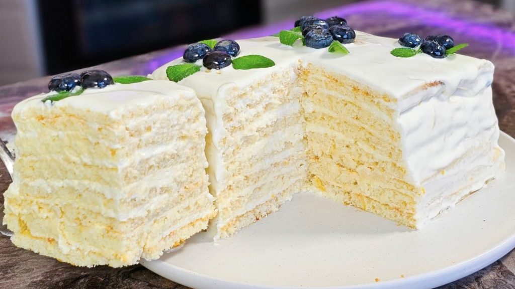 торт Молочна дівчинка без вершків