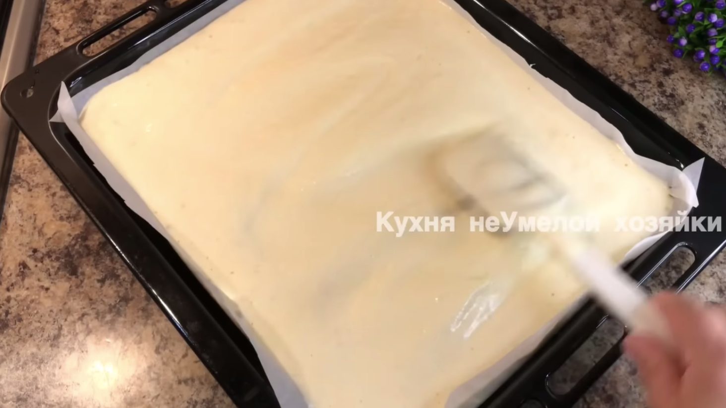 простий рецепт торта лебединий пух