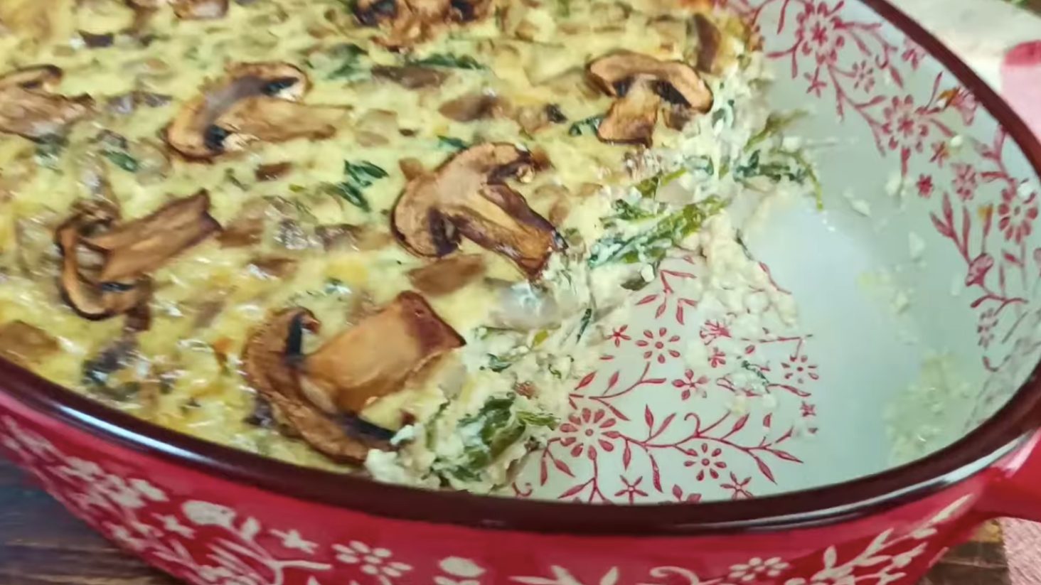 рецепт запіканки з печерицями