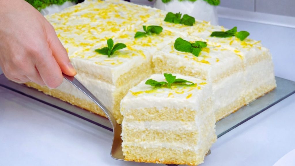 найдоступніший торт з лимонів за копійки