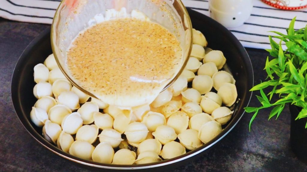 лінива вечеря з пельменями